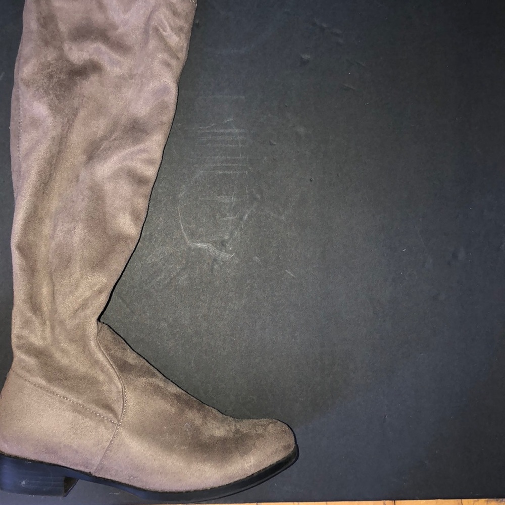 Catherine Malandrino Nude Thigh High boots